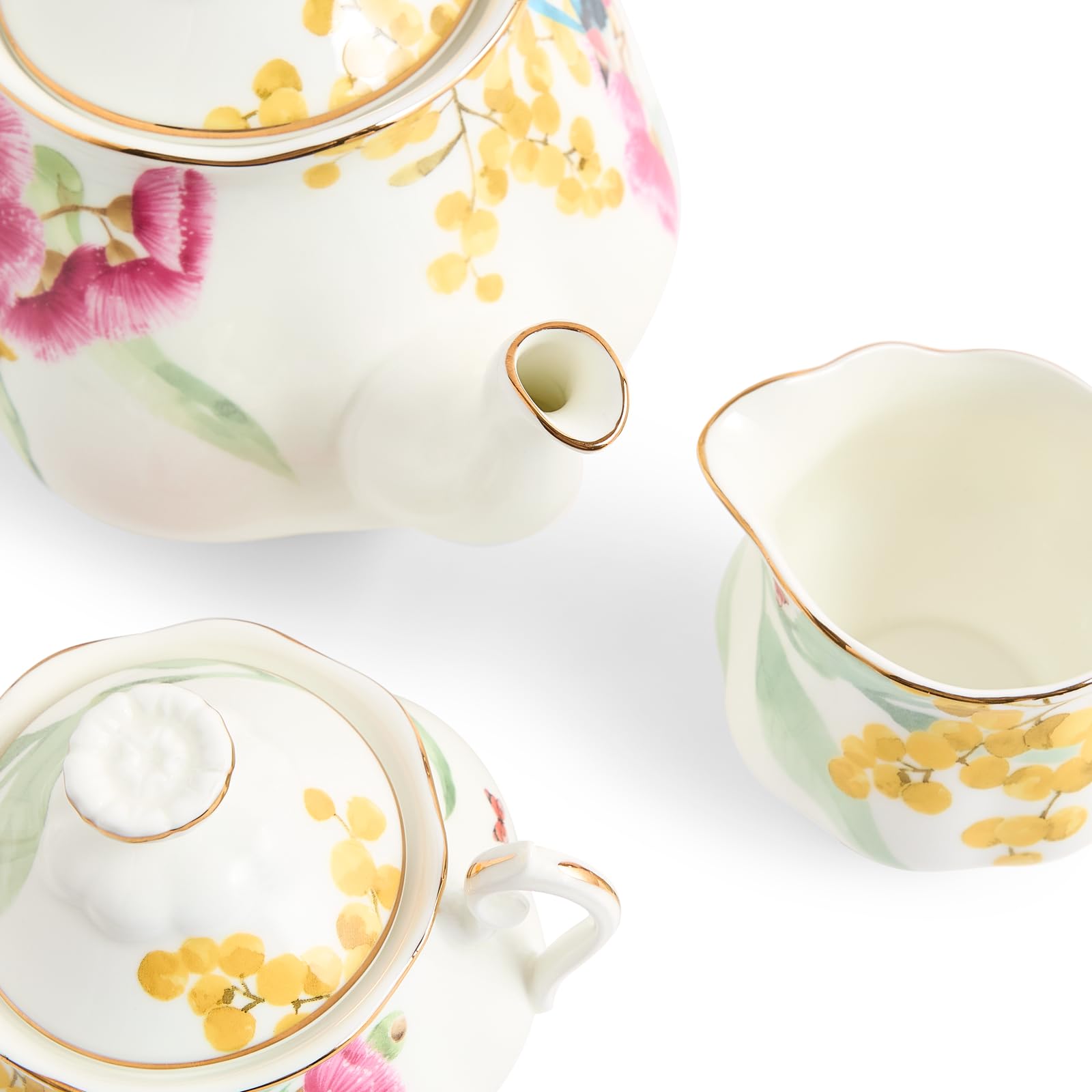 Miranda Kerr Australiana Teapot Sugar Cream White 3PCS - Image 4