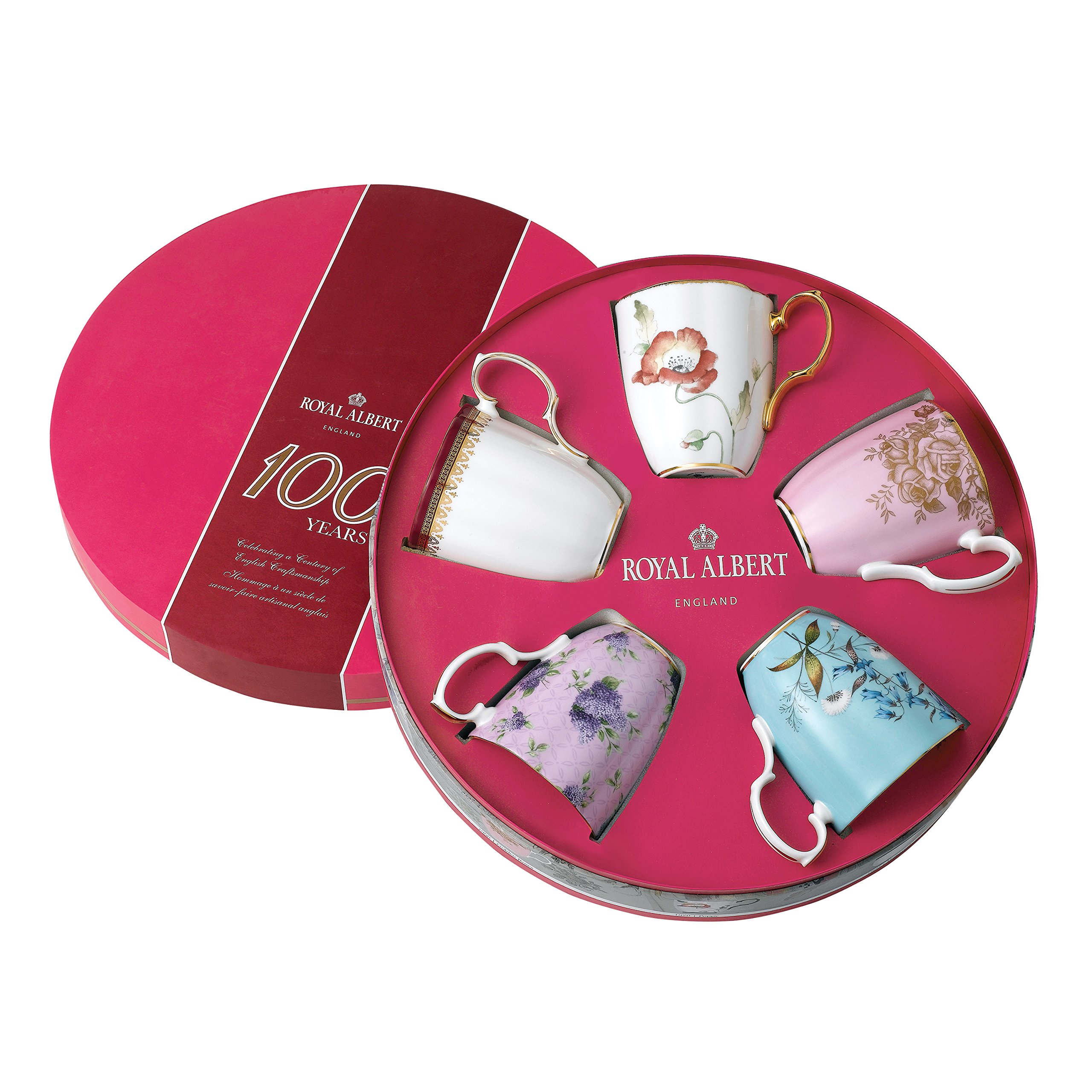 Royal Albert 100 Years 1950-1990 5-Piece Mug Set - Image 7