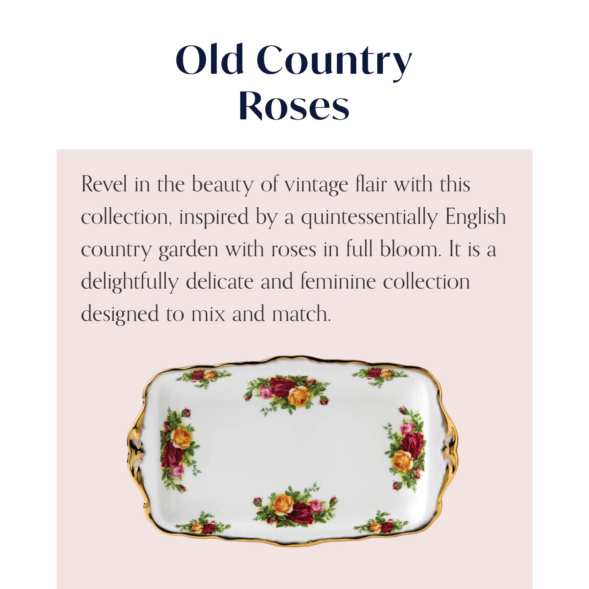 Royal Albert 15210136 Old Country Roses 11-3/4-inch Sandwich Tray - Image 5