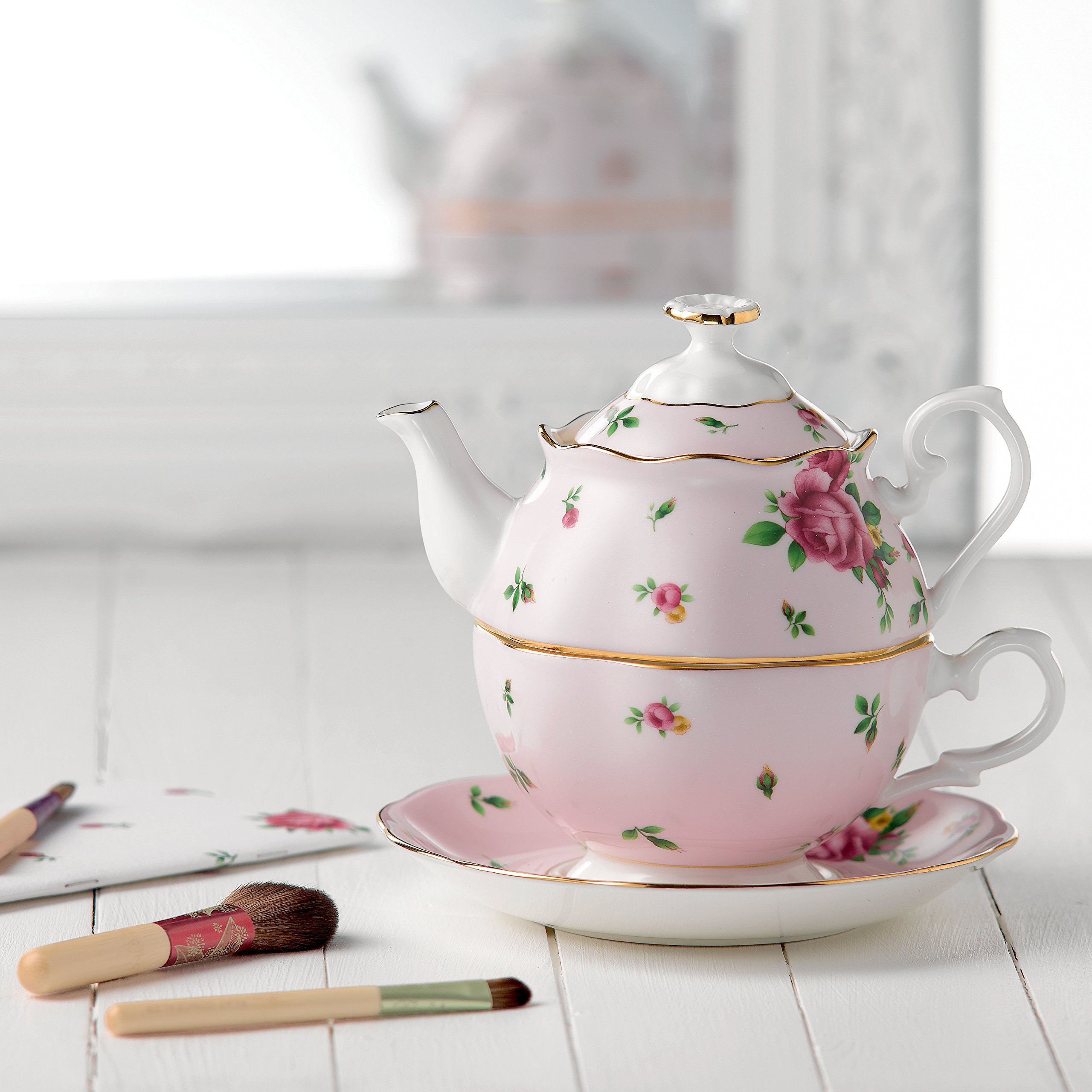 Royal Albert New Country Roses Pink Tea For One - Image 3