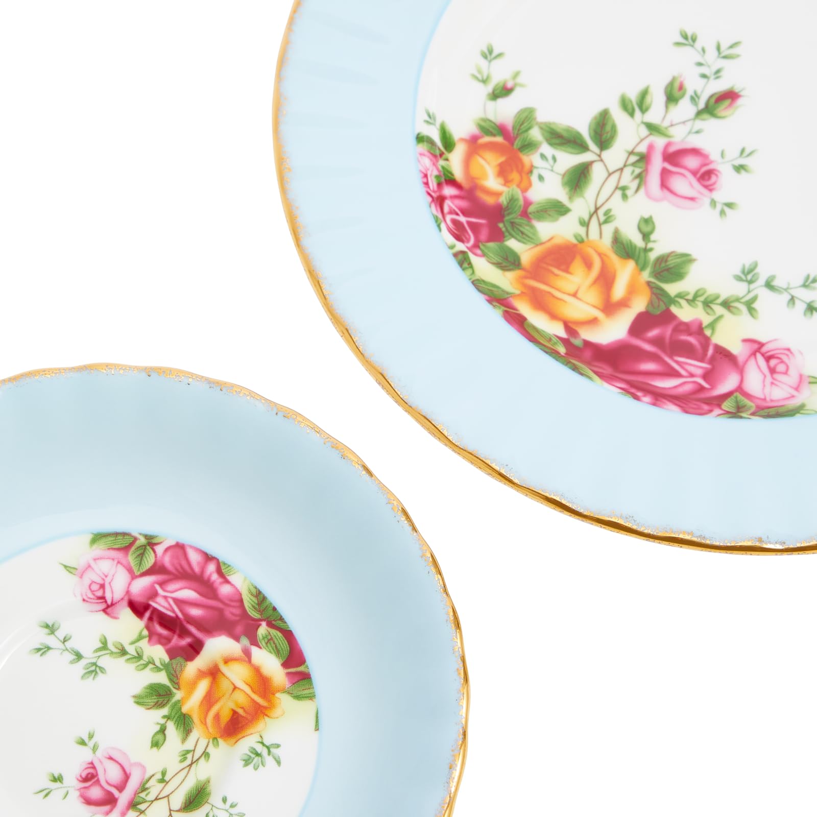 Royal Albert Old Country Roses 3-Piece Set (Teacup, Saucer & Plate) - Image 4