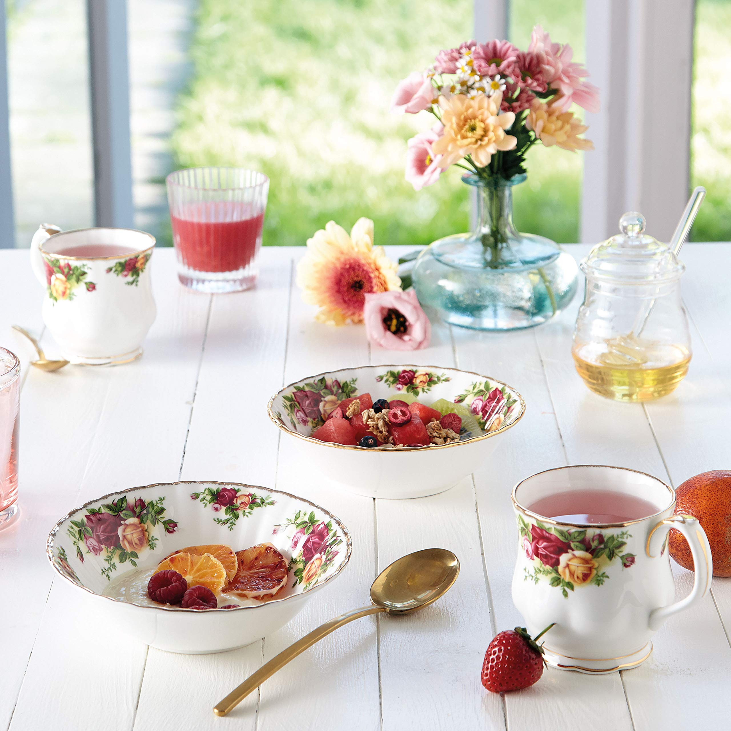 Royal Albert Old Country Roses All-Purpose Porcelain Bowl - Image 3