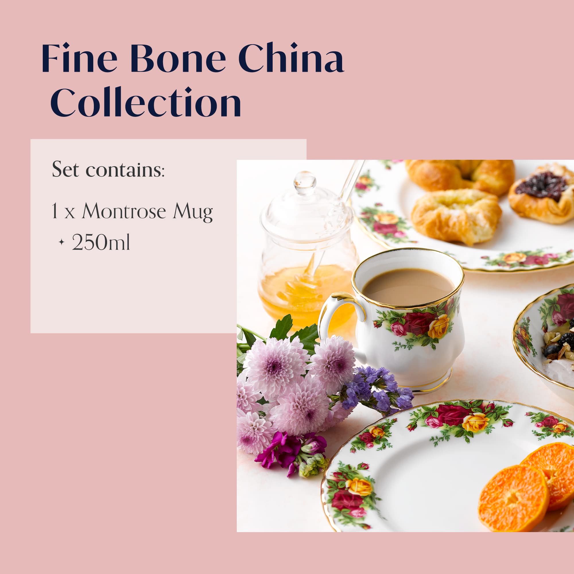 Royal Albert Old Country Roses Montrose Mug - Image 3