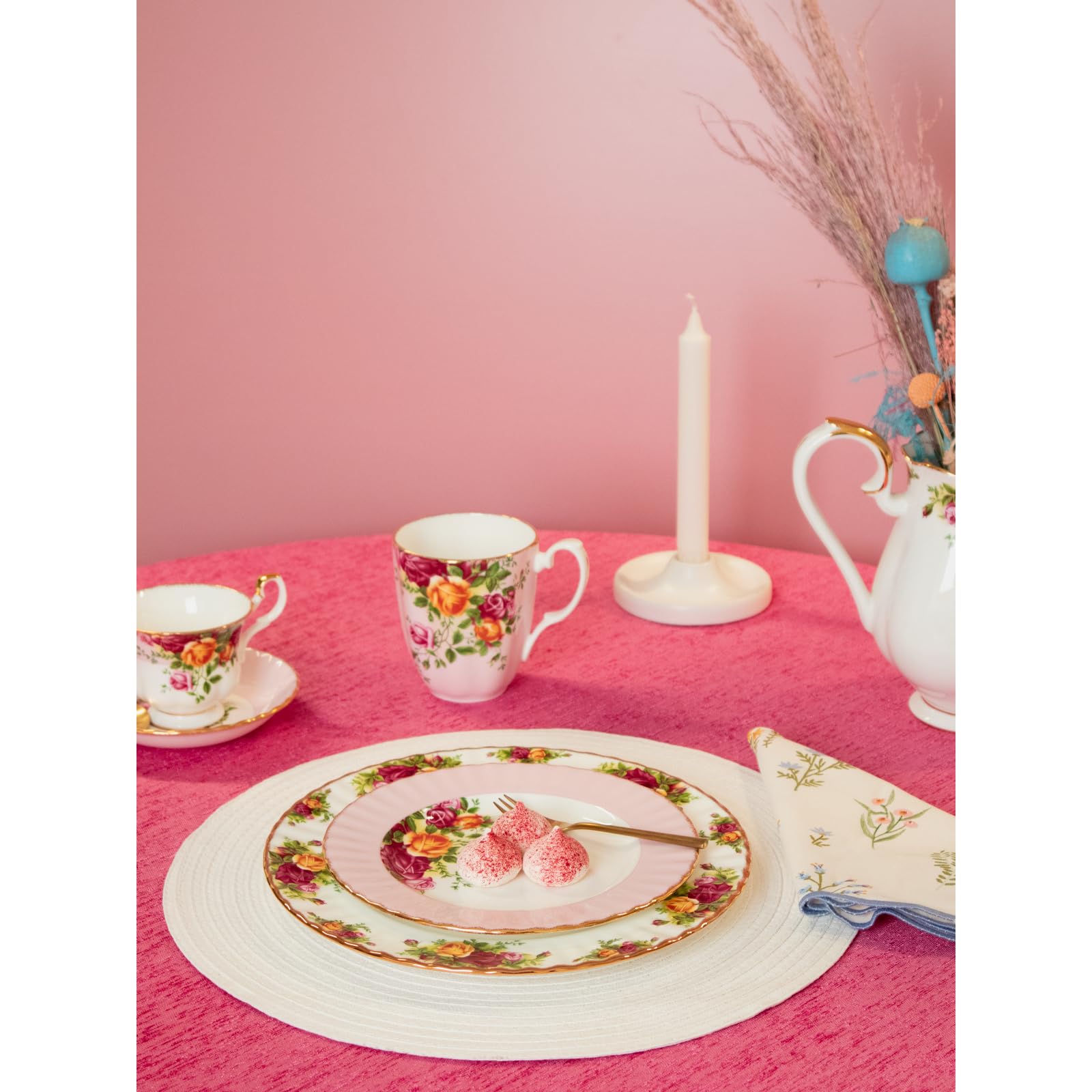 Royal Albert Old Country Roses Mug, Set of 4 - Image 7