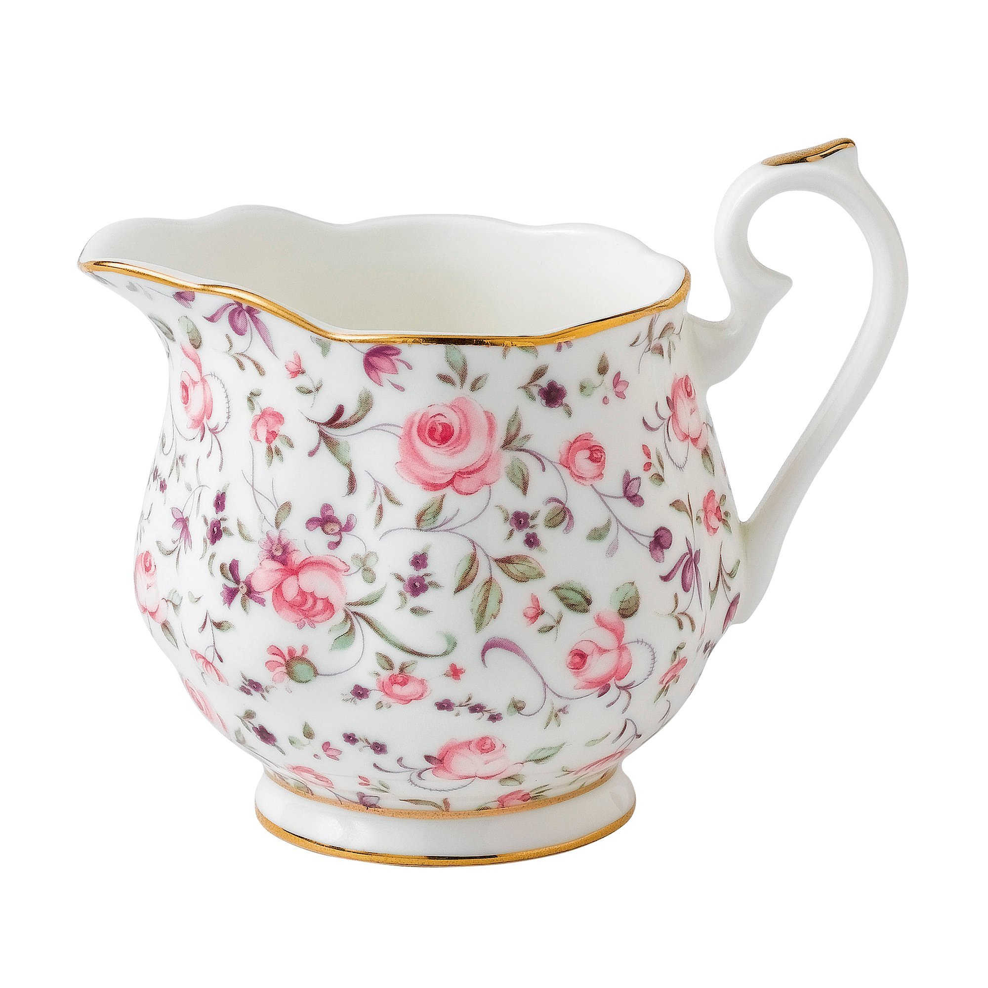 Royal Albert Rose Confetti 3-Piece Set (Teapot, Sugar & Creamer) - Image 4